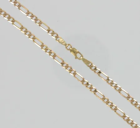 Figarokaulaketju, pituus 51cm, 375, paino 7,1g Vikt: 7,1 g