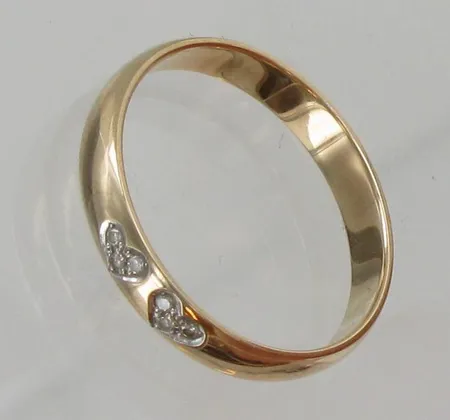 Timanttisormus, 6xn.0.005ct, koko 20, 585, paino 3,1g Vikt: 3,1 g