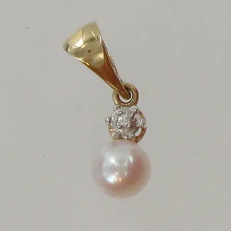 Helmiriipus timantilla, 1xn.0.005ct, 585br, paino 0,8g Vikt: 0,8 g