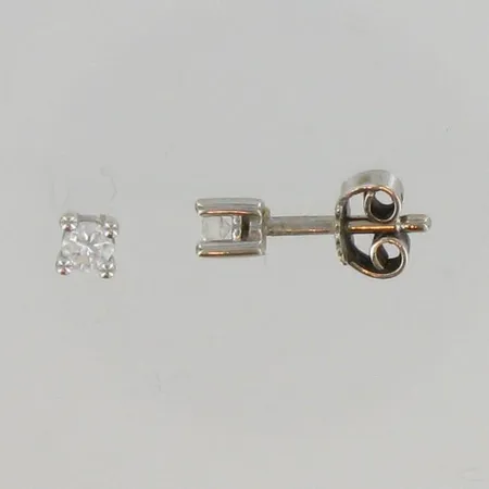 Timanttikorvakorut, 2xn.0.10ct, 585 valkokultaa, paino 1,3g Vikt: 1,3 g