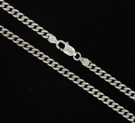 Panssarikaulaketju, pituus 52cm, 925, paino 32,8g Vikt: 32,8 g