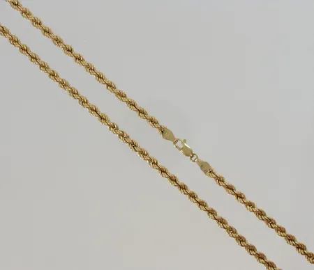 Cordellkaulaketju, pituus 50,0cm, 585, paino 8,7g Vikt: 8,7 g