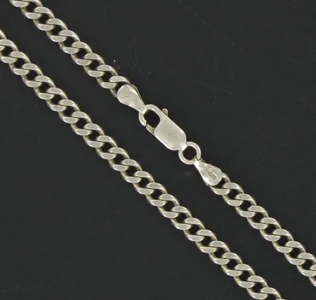Panssarikaulaketju, pituus 44,0cm, 925, paino 22,4g Vikt: 22,4 g