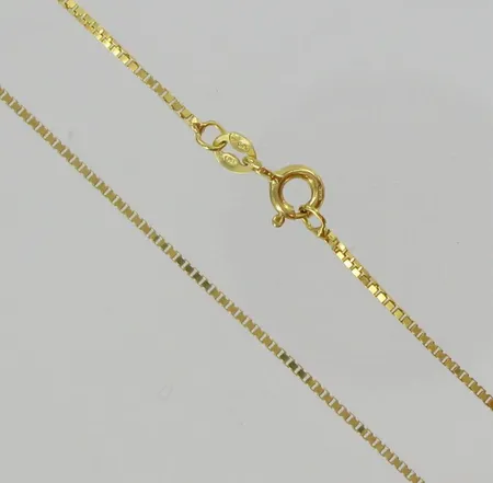 Venetsiakaulaketju, pituus 42,0cm, 585, paino 2,6g Vikt: 2,6 g