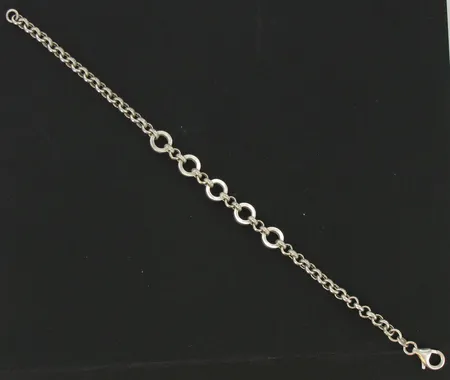 Rannekoru, pituus 19,5cm, 925, paino 4,4g Vikt: 4,4 g