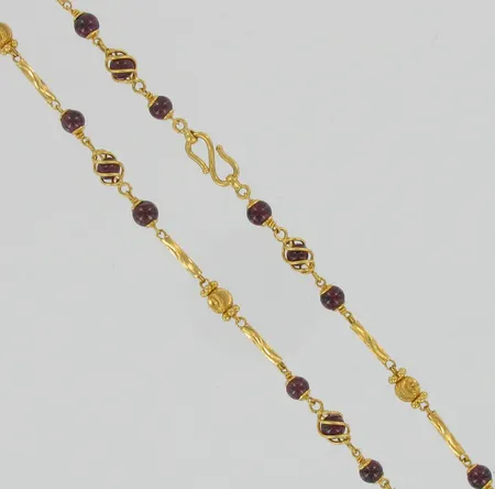Kivikaulaketju, pituus 62cm, 900br, paino 29,2g Vikt: 29,2 g