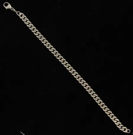 Panssariranneketju, pituus 210mm, 925, paino 19,5g Vikt: 19,5 g