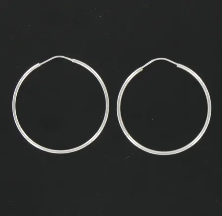 Korvarenkaat, Ø 32mm, 925, paino 1,3g Vikt: 1,3 g