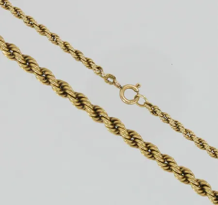Cordellkaulaketju, pituus 47cm, 585, paino 11,2g Vikt: 11,2 g