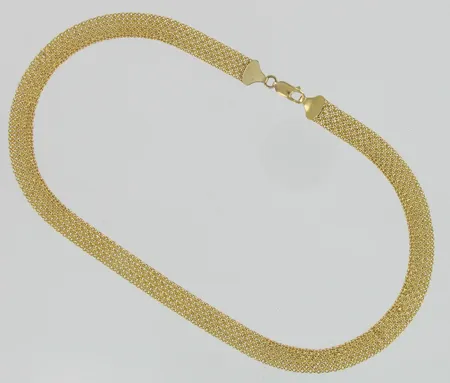 Bismarkkaulakoru, pituus 45cm, 585, paino 13,4g Vikt: 13,4 g