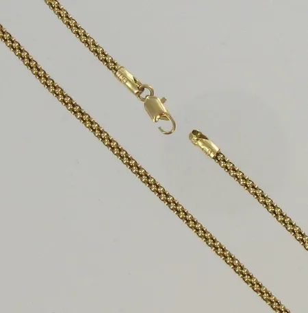 Kaulaketju, viallinen, 585, paino 6,8g Vikt: 6,8 g
