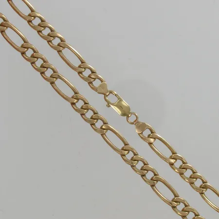 Figarokaulaketju, pituus 56,0cm, 585, paino 28,0g Vikt: 28   g