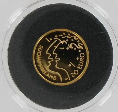 Kultaraha 20e, yleisurheilun MM-2005, 900, paino 1,73g Vikt: 1,7 g