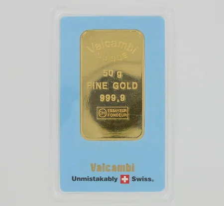 Kultaharkko Valcampi Suisse, BA 000596, 999, paino 50,0g Vikt: 50   g