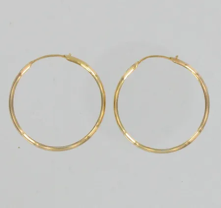 Korvarenkaat, Ø 25mm, 585, paino 1,1g Vikt: 1,1 g