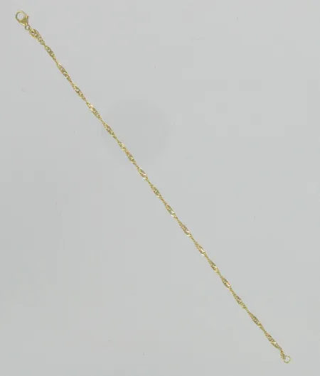 Singaporeranneketju, pituus 185mm, 585, paino 1,6g Vikt: 1,6 g