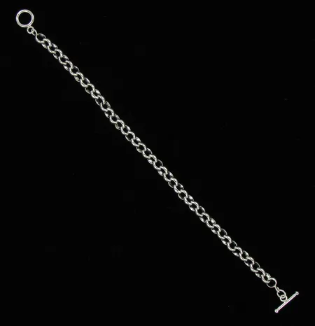 Papuranneketju, pituus n.240mm, lenkin Ø 6,8mm, 925, paino 16,0g Vikt: 16   g