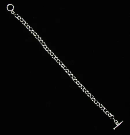 Papuranneketju, pituus n.240mm, lenkin Ø 6,8mm, 925, paino 16,0g Vikt: 16   g