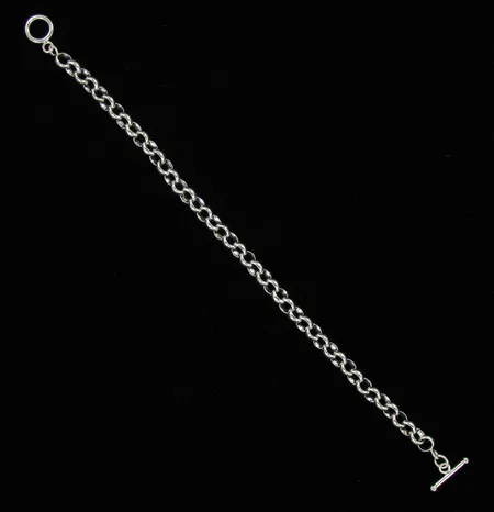 Papuranneketju, pituus n.240mm, lenkin Ø 6,8mm, 925, paino 16,0g Vikt: 16   g