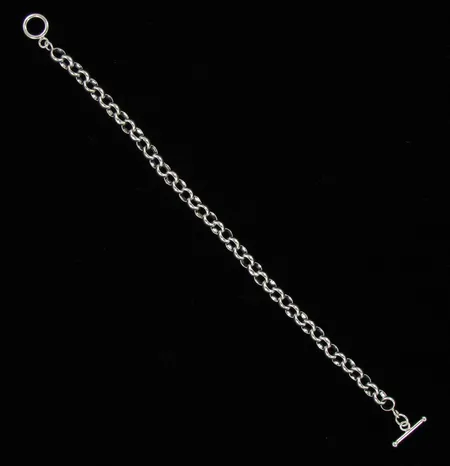 Papuranneketju, pituus n.240mm, lenkin Ø 6,8mm, 925, paino 16,0g Vikt: 16   g