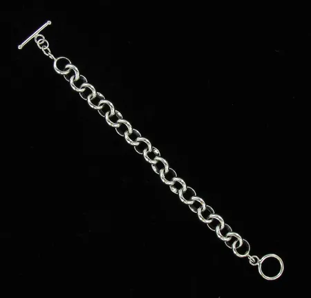Papuranneketju, pituus n.190mm, lenkin Ø 10,3mm, 925, paino 23,1g Vikt: 23,1 g