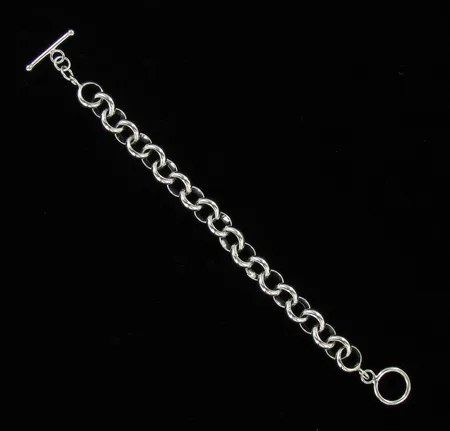 Papuranneketju, pituus n.190mm, lenkin Ø 10,3mm, 925, paino 23,1g Vikt: 23,1 g