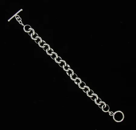 Papuranneketju, pituus n.190mm, lenkin Ø 10,3mm, 925, paino 23,1g Vikt: 23,1 g