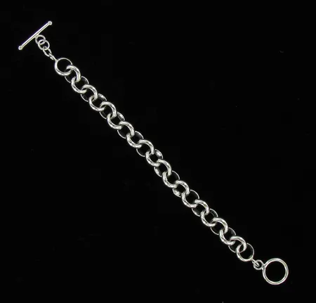 Papuranneketju, pituus n.190mm, lenkin Ø 10,3mm, 925, paino 23,1g Vikt: 23,1 g