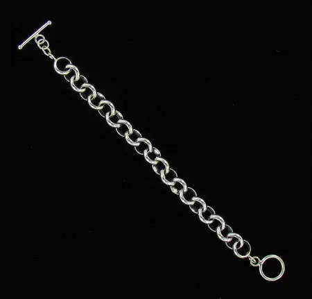 Papuranneketju, pituus n.190mm, lenkin Ø 10,3mm, 925, paino 23,1g Vikt: 23,1 g