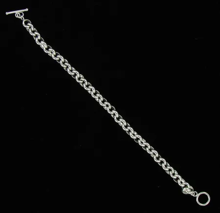 Papuranneketju, pituus n.250mm, lenkin Ø 8,2mm, 925, paino 33,2g Vikt: 33,2 g