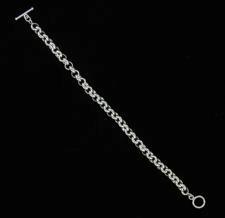 Papuranneketju, pituus n.250mm, lenkin Ø 8,2mm, 925, paino 33,1g Vikt: 33,1 g