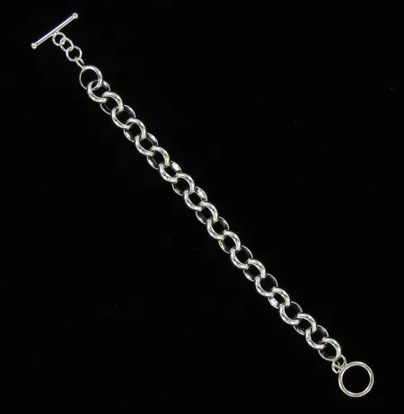 Papuranneketju, pituus n.190mm, lenkin Ø 10,3mm, 925, paino 23,2g Vikt: 23,2 g