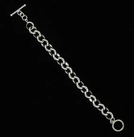 Papuranneketju, pituus n.190mm, lenkin Ø 10,3mm, 925, paino 23,2g Vikt: 23,2 g