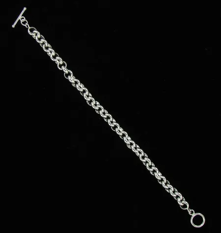 Papuranneketju, pituus n.225mm, lenkin Ø 8,2mm, 925, paino 30,8g Vikt: 30,8 g