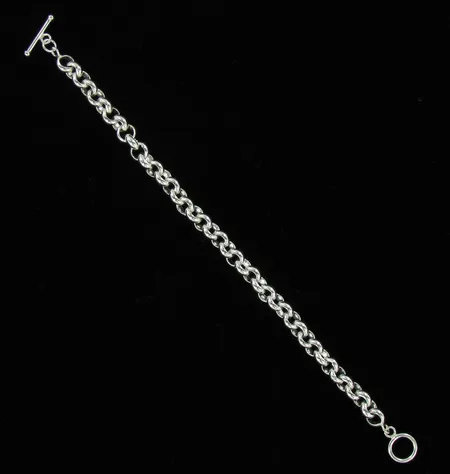 Papuranneketju, pituus n.225mm, lenkin Ø 8,2mm, 925, paino 30,9g Vikt: 30,9 g