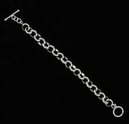 Papuranneketju, pituus 19,0cm, lenkki 10mm, 925, paino 23,0g Vikt: 23   g