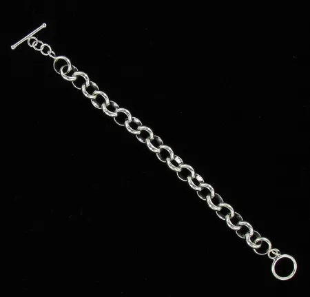 Papuranneketju, pituus 19,0cm, lenkki 10mm, 925, paino 23,0g Vikt: 23   g