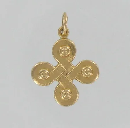Riipus Kalevala Koru, korkeus 20mm, kulunut, 585, paino 1,8g Vikt: 1,8 g