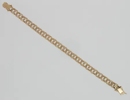 Bismarkranneketju, pituus 190mm, leveys 8mm, 585, paino 15,5g Vikt: 15,5 g