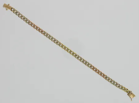 Panssariranneketju, pituus 200mm, 750 kelta-, valko-, ja punakulta, paino 21,1g Vikt: 21,1 g