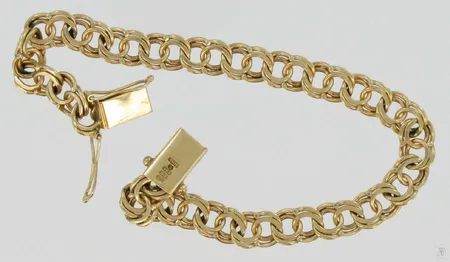 Bismarkranneketju pituus 18,5cm 585 paino 12,3g Vikt: 12,3 g