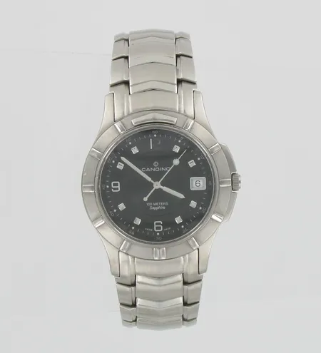 Miesten teräsrannekello Candino 100 Meters Sapphire, C2083, taulun Ø 40mm, lähes käyttämätön