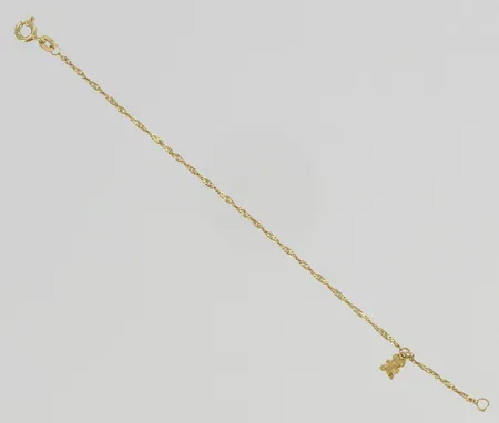 Ranneketju riipuksella, pituus 40mm, 585, paino 0,9g Vikt: 0,9 g