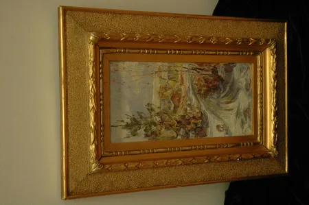 1 Öljyvärimaalaus tekijä tuntematon, koko 290x230 kehys viallinen