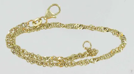 Ranneketju, pituus 19,0cm, 585, paino 1,8g Vikt: 1,8 g