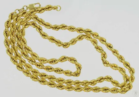 Cordellkaulaketju, pituus 70,0cm, 750, paino 23,4g Vikt: 23,4 g