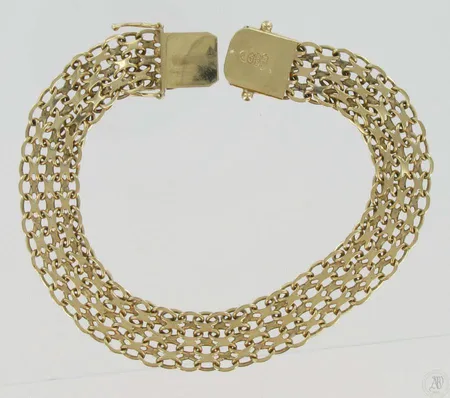 X-lenkkiranneketju, pituus 18,5cm, 585, paino 12,4g Vikt: 12,4 g