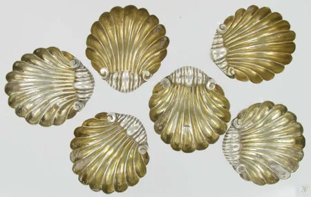 6 Pientä tuhkakuppia, 800, paino 53,9g Vikt: 53,9 g