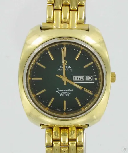 Miesten teräsrannekello Omega automatic Seamaster Cosmic 2000 teräsrannekkeella, viallinen