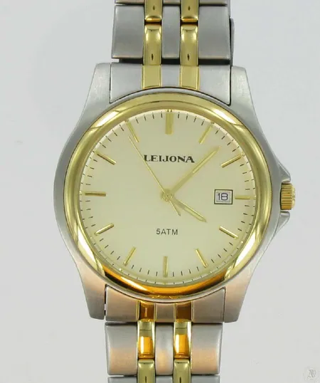 Miesten teräsrannekello Leijona 5ATM quartz teräsrannekkeella, kellonro 5013-746